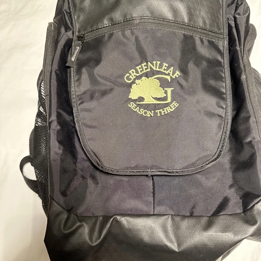 Black Backpack Greenleaf crew only gift unavailable to purchase season three